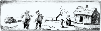 Illustration from The Grapes of Wrath