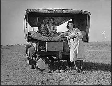 Immigrant Family In Car